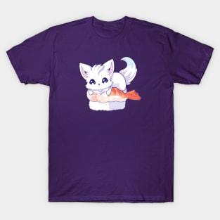 Arctic Fox Shrimp Sushi T-Shirt